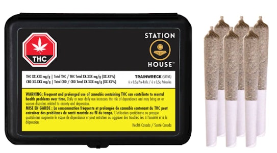 Station House - Trainwreck Pre-Rolls - 0.5g x 6