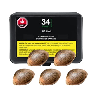 34 Street Seed Co - OG Kush (Feminized) 5 Pack of Seeds