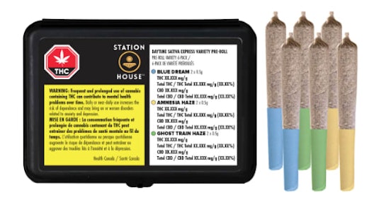 Station House - Sativa Daytime Express Variety Pack - 0.5g x 6