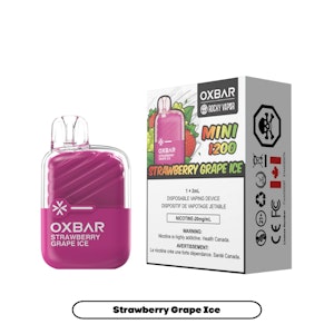 Oxbar Mini 1200 | 12k - Strawberry Grape Ice