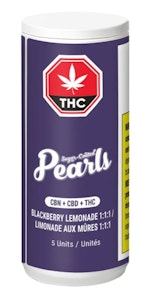 Pearls by gron - Pearls Blackberry Lemonade 1:1:1 THC:CBD:CBN Chews