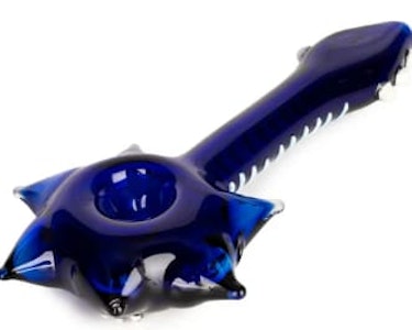 Red Eye Glass - 6" BLUE GUITAR HAND PIPE