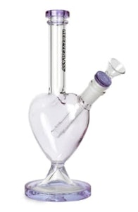 Red Eye Glass - 10" TALL PURPLE LOVELY WATER PIPE