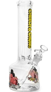 Cheech & Chong Glass - 12" CHEECH & CHONG TALL BLOAT ON CANTEEN BONG