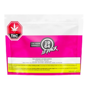 1964 - 1964 - Pink Lemonade Live Rosin Gummies (10x10mg)