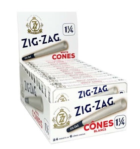 Zig Zag - ZIG ZAG 1 1/4 CONES 6pk