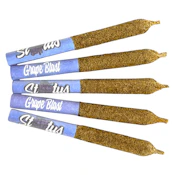 Grape Blast 5 x 0.25g Kief Coated Liquid Diamond Infused Pre-Rolls