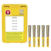 Fruit Punch 5 x 0.5g Kief Coated Liquid Diamond Infused Pre-Rolls