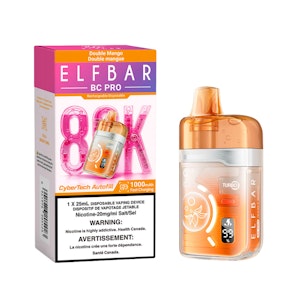 ELF BAR BC PRO - Double Mango - 80K Puff - 20mg - ELF BAR BC PRO