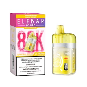 ELF BAR BC PRO - Pineapple Mango - 80K Puff - 20mg - ELF BAR BC PRO