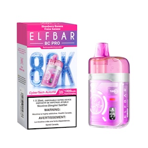 ELF BAR BC PRO - Strawberry Banana - 80K Puff - 20mg - ELF BAR BC PRO