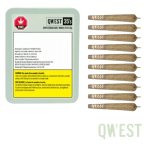 Qwest 35's - Qwest 35's Grape Cream Cake 10 x 0.35g Pre-Rolls