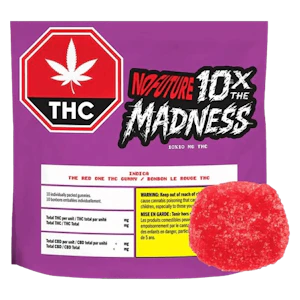 No Future - No Future - Multipack of 10 No Future 10x the Madness: The Red One THC 100mg Indica 1 x 10g Soft Chews - Indica