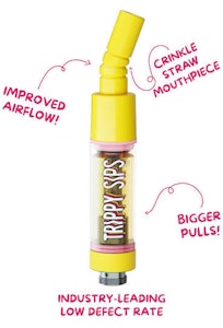 Trippy Sips - Trippy Sips Rocket Berry Limeade Liquid Diamond 0.95g Prefilled Vape Cartridge