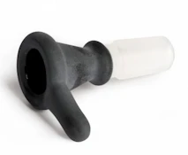 14MM FROSTED BLACK THUMPER BOWL