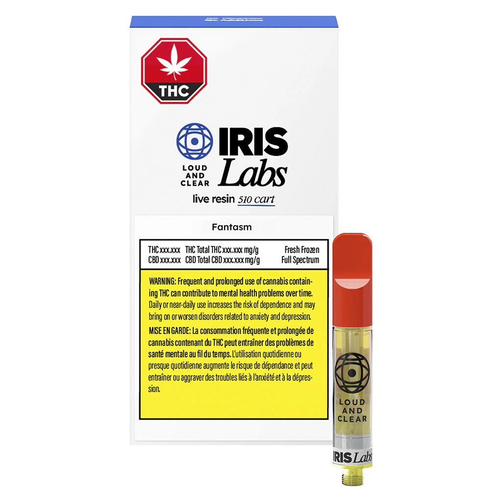 IRIS Labs - Fantasm Live Resin 510 Thread Cartridge 1g 510 Thread Cartridges Main Image
