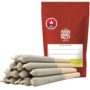 The Original Fraser Valley Weed Co. - Strawberry Amnesia Joints 14x0.5g Pre-Rolls