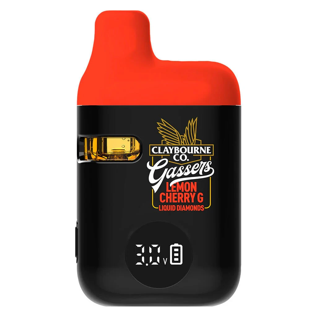 Claybourne Gassers - Lemon Cherry G Liquid Diamonds Disposable Vape 0.95g Main Image
