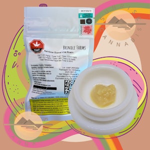 Brindle Farms - RAINBOW GUAVA LIVE ROSIN  - BRINDLE FARMS- 1G