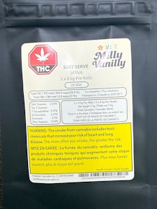 Milly Vanilly - Soft Serve Sativa 5 x 0.5g Pre-Rolls