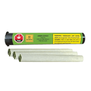 High Quadz - High Quadz | GREEN CONGO PRE-ROLLS | 3 x 0.5G