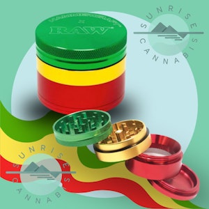 Raw - RASTA - RAW X HAMMERCRAFT - 4PART GRINDER