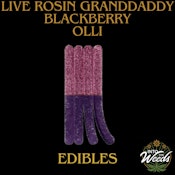 Live Rosin Grandaddy Blackberry Gummies - 10 x 10mg