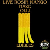 Live Rosin Mango Haze Gummies - 10 x 10mg