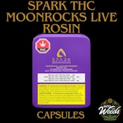 Spark THC Moonrocks: Live Rosin Reserve Capsules - 30 x 10mg