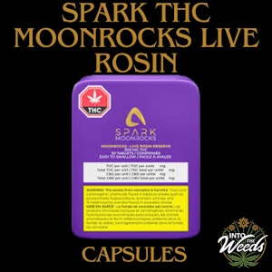 Aspire - Spark THC Moonrocks: Live Rosin Reserve Capsules - 30 x 10mg