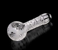Maya Face Clear Hand Pipe - Clear