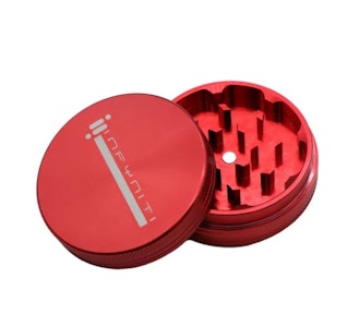 Infyniti - Infyniti - Aluminum Grinder 2pc (Red)