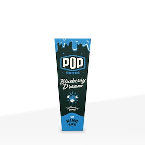 SMOKE ARSENAL - POP CONES 1 1/4 Unbleached Flavour Cones - Blueberry Dream