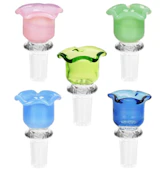 Blissful Blossom Herb Slide w/ Screen 14mm M - Colors Vary