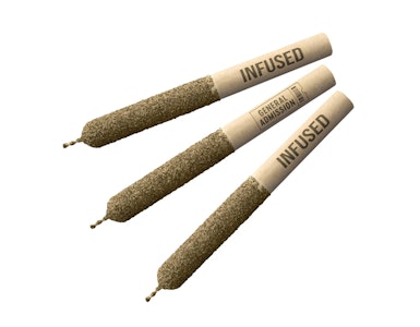 General Admission - Peach Rizz Distillate Infused Pre-Rolls - 3x0.5g