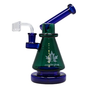 Maple Craft - The Earth Series - Teal Goddess Dab Rig - 9 Inches