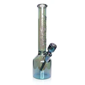 Red Eye Tek | Revolution Canteen Base Bong | Revolver Bowl |17" | Metallic Green