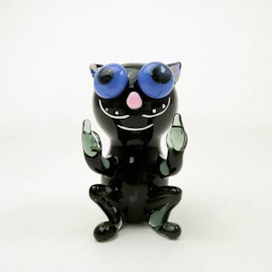 West Coast Gifts - Cheech - Black Cat Attack Hand Pipe - 3.5"