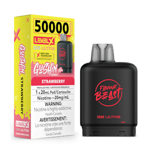 Level X Flavour Beast G2 Ultra Pod | 50k - Gushin Strawberry