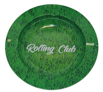 Accessory Distributor - Rolling Club Metal Ashtray - Small Leaves
