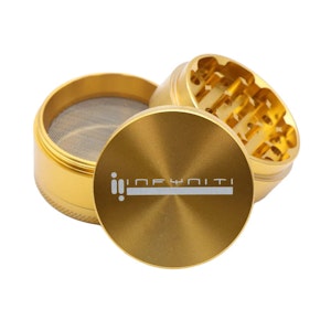 Infyniti - Infyniti | 2.2" 4-Piece Aluminum Grinder | Gold