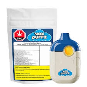 Open Fields - Vox Puffz - Blue Raspberry Disposable - 1.2g