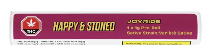 Joyride (Rotating Strain) 1g Sativa Pre-Roll Single