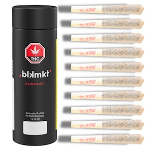 BLK MKT - Rainbow P 10x0.5g Pre-Rolls( Grand Blueberry Pie x Zktlz)