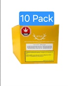 Real Fruit Sour Peach Mango Sativa Gummies 3:1 CBG:THC 10x1 Pack | Wyld