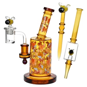 Accessory Distributor - Pulsar Greatest Hits Series Glow Dab Rig Kit - Beez