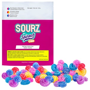 SOURZ by Spinach® - CBD Berry Variety Pack | 30-Pack