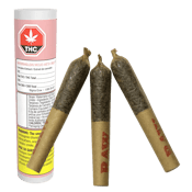 Watermelon Mojo 60's+ Dbl Infused Pre-roll 3x0.5g Resin