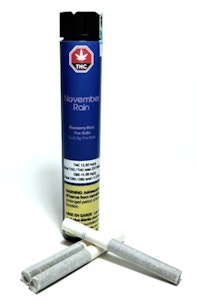 November Rain - NOVEMBER RAIN - Blast Blueberry 3 x 0.5g Pre-Rolls