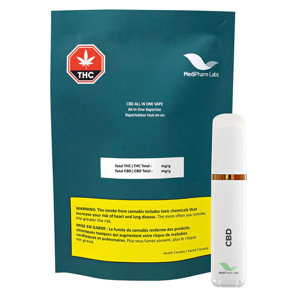 MediPharm Labs - MPL CBD 1g Disposable Vape Main Image